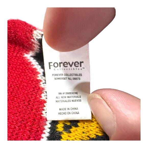 Arizona Cardinals Knit Scarf By Forever Collectibles Red White Black Fringe Ends - Picture 2 of 9